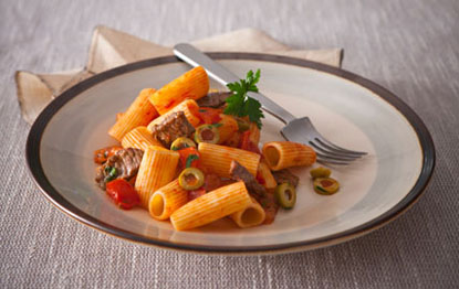 Rigatoni with Veal, Olives and Tomatoes - San Remo - US