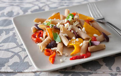 Wholegrain Penne with Pumpkin and Bell Peppers - San Remo - US